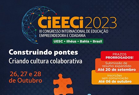 Uesc sedia o III Congresso Internacional de Educação Empreendedora e Cidadania