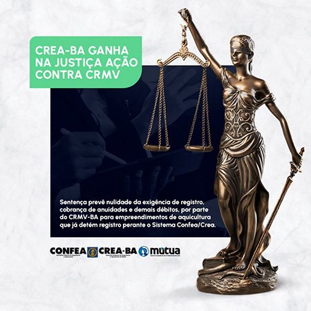 3ª Vara Federal acata pedido do Crea-BA sobre registro de aquicultura