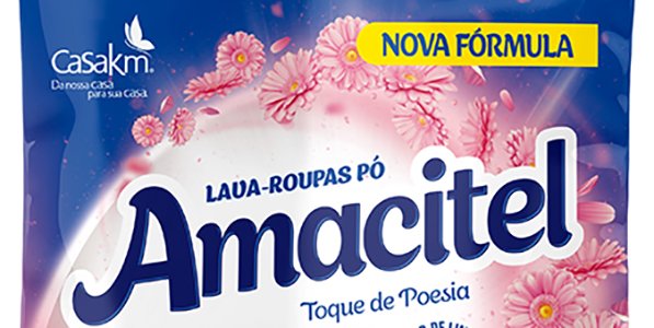 Casa KM relança lava-roupas em pó Amacitel no Nordeste