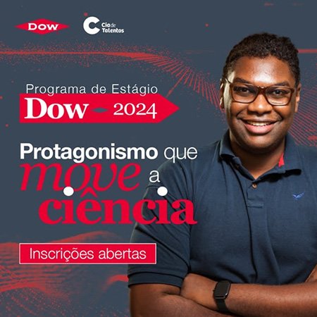 Dow abre vagas na Bahia para Programa de Estágio “Protagonismo que move a ciência”