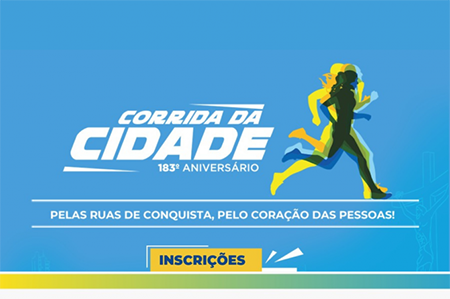 Inscrições para a Corrida da Cidade abertas neste próximo sábado, 28