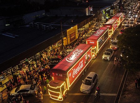Caravana de Natal da Coca-Cola chega à Bahia neste sábado: confira detalhes