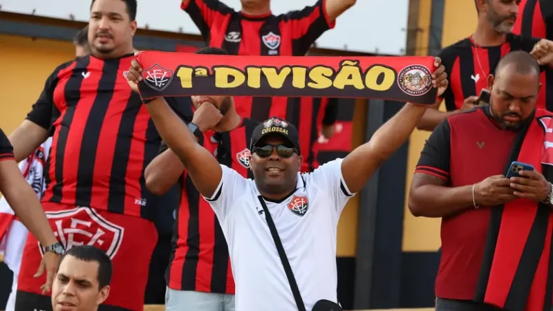 Vitória 2 X 1 Novorizontino: placar garante a vaga na Série A de 2024 ao Leão da Barra