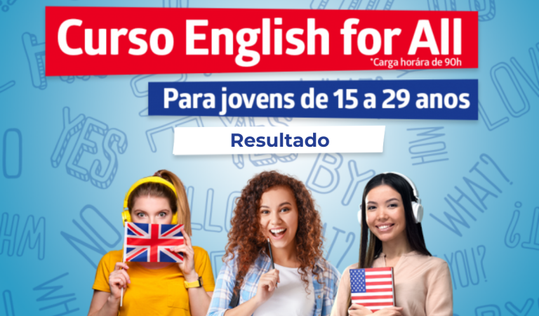 Selecionados os trinta jovens para o curso “English for All”