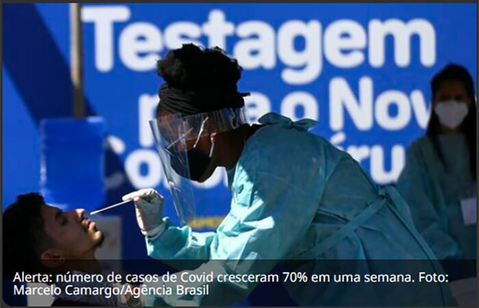 Brasil registra mais de 34 mil casos de Covid em uma semana
