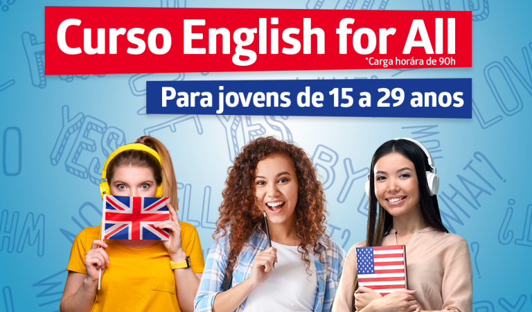 Prefeitura abre inscrições para nova turma de curso de inglês gratuito para jovens