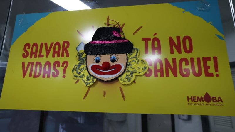 Hemoba inicia campanha ‘A Alegria do Carnaval está no nosso sangue’, para estimular doações