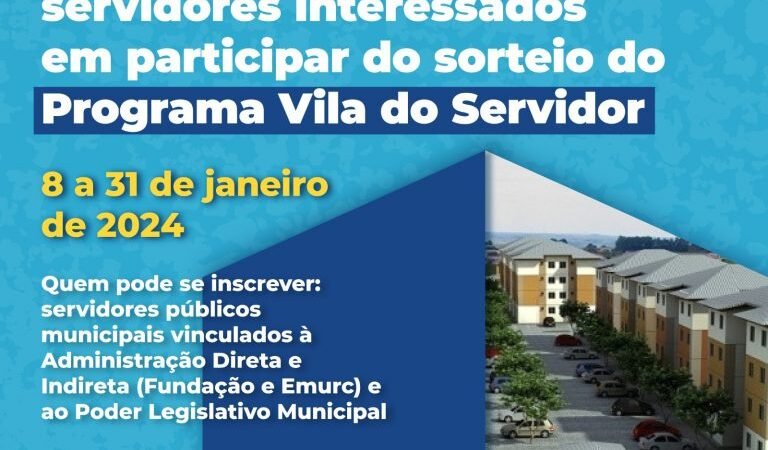 Vila do Servidor cadastra interessados