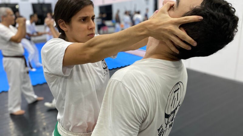 Mulheres de Vitória da Conquista ganham treinamento de defesa pessoal