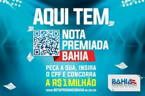 Nota Premiada Bahia contempla 04 moradores de Vitória da Conquista