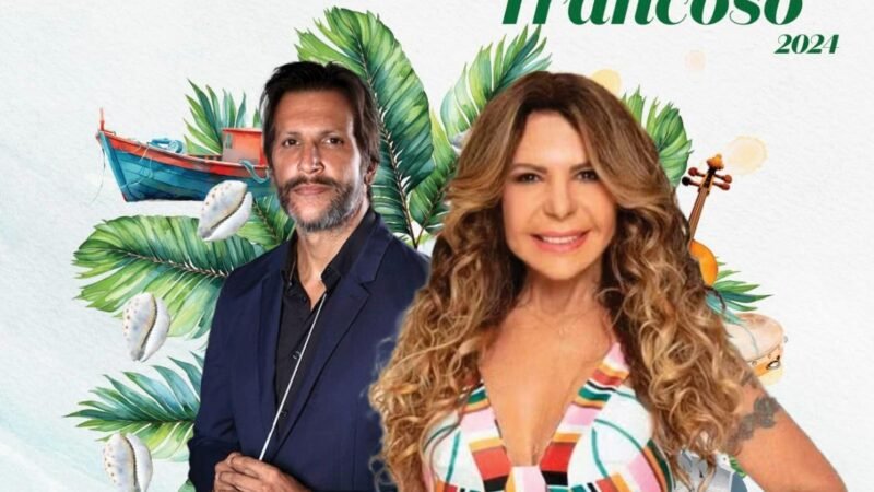 Elba Ramalho e Mariana Aydar no concerto São João Sinfônico no Festival Música em Trancoso