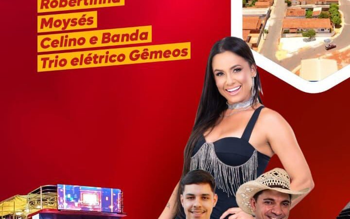 Robertinha, Moysés, Celino e Banda e Trio Elétrico Gêmeos vão balançar Jânio Quadros