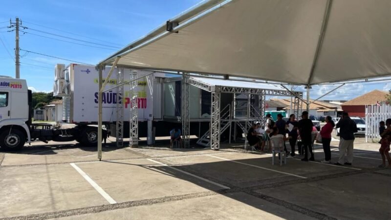 Carreta da Saúde realizou mais de 1.600 consultas e exames na primeira semana