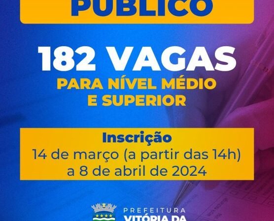 Governo Municipal abre concurso com 182 vagas e segue com política de valorização do servidor