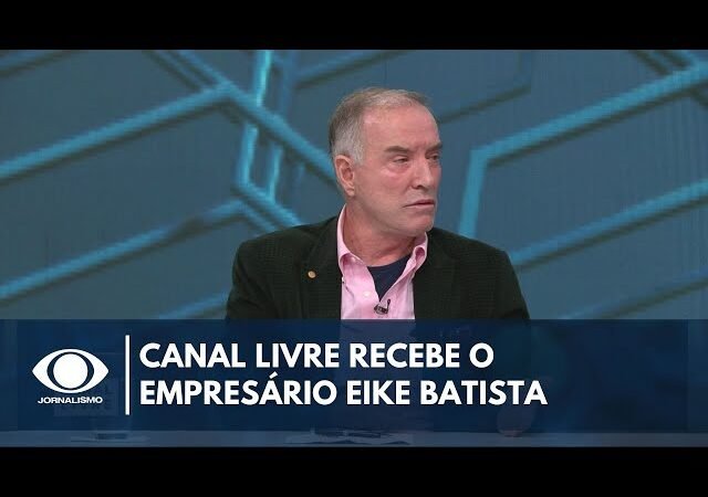 “Canal Livre” da Band entrevista o empresário Eike Batista neste domingo, 14