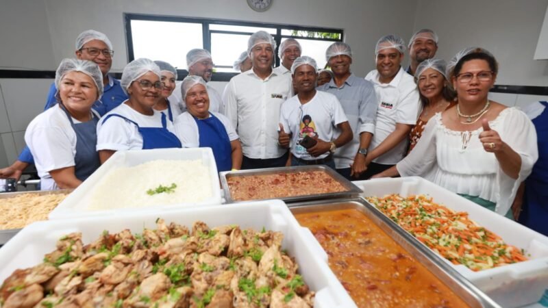 Programa “Comida no Prato” é lançado na Bahia para distribuir 2,2 milhões de refeições