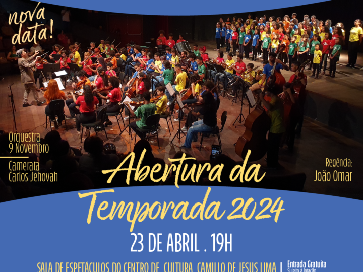 NEOJIBA | Concerto de Abertura 2024 em Vitória da Conquista: dia 23 de abril