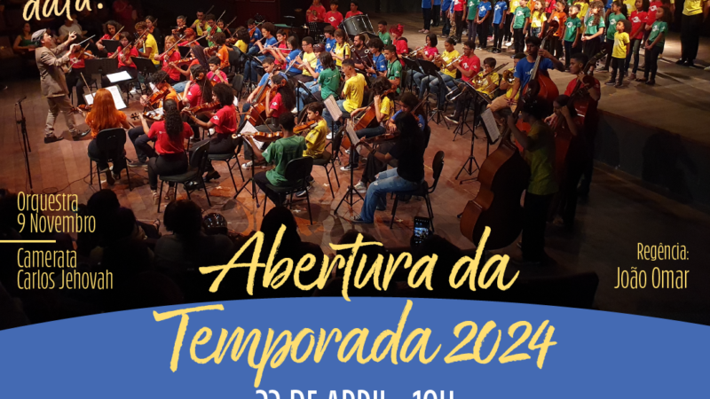 NEOJIBA | Concerto de Abertura 2024 em Vitória da Conquista: dia 23 de abril