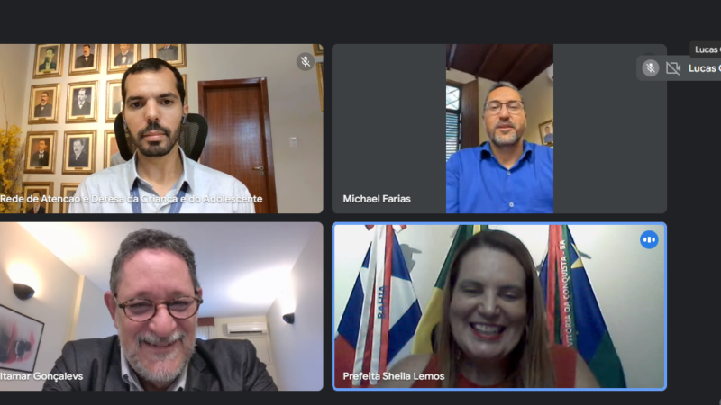 Prefeita Sheila estrutura renovação de acordo de cooperação técnica com a ChildHood Brasil