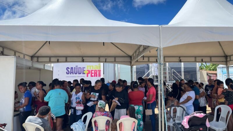 Mais de 800 atendimentos já foram prestados pela Carreta da Saúde no bairro Campinhos