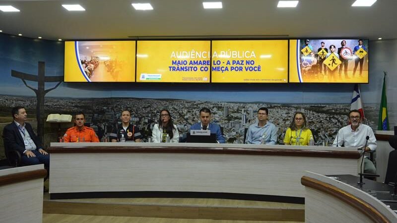 Audiência Pública sobre maio amarelo é realizada na Câmara