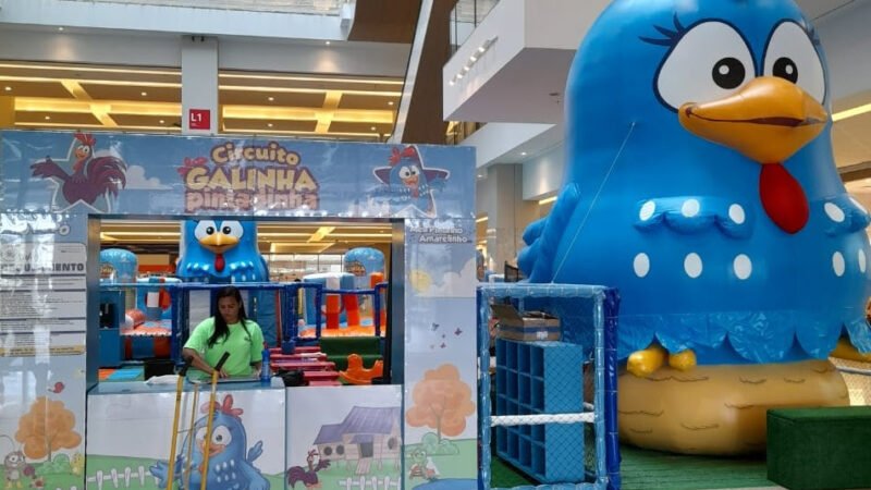 Parque temático da Galinha Pintadinha é nova atração infantil do Boulevard Shopping 