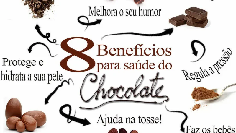 Nutricionista aponta os benefícios do chocolate para a saúde 