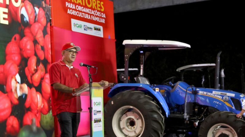 Plano Safra para agricultura familiar tem entrega de máquinas e equipamentos agrícolas
