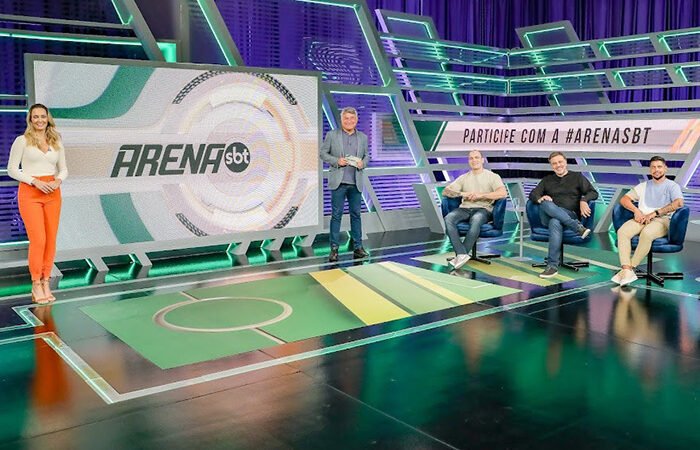 Arena SBT faz aquecimento de Bragantino x Corinthians