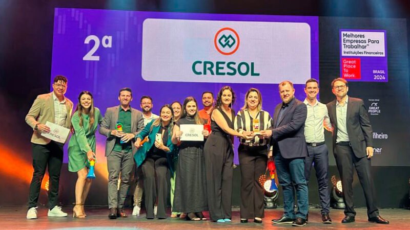 Cresol é eleita 2ª melhor instituição financeira para trabalhar no Brasil