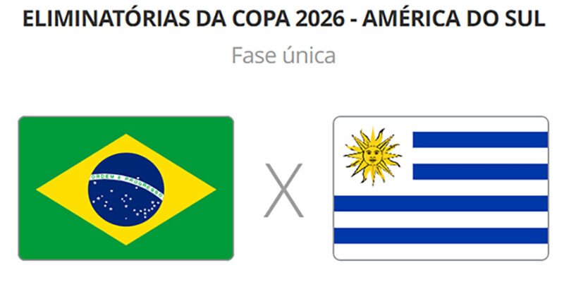 Globo transmite Brasil X Uruguai nesta terça-feira, 19 direto da Fonte Nova em Salvador