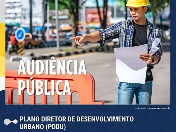 Câmara realiza Audiência Pública para discutir Plano Diretor de Desenvolvimento Urbano