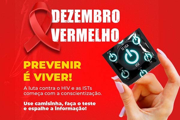 Caav realiza campanha de prevenção ao HIV/Aids “Dezembro Vermelho, prevenir é viver”