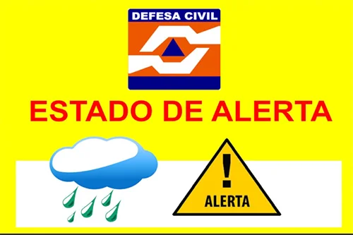 Novo aviso do Inmet mantém Conquista em área com alerta amarelo de chuvas intensas