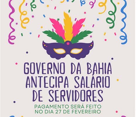 Servidores estaduais tem pagamento de salários antecipados para a próxima quinta-feira