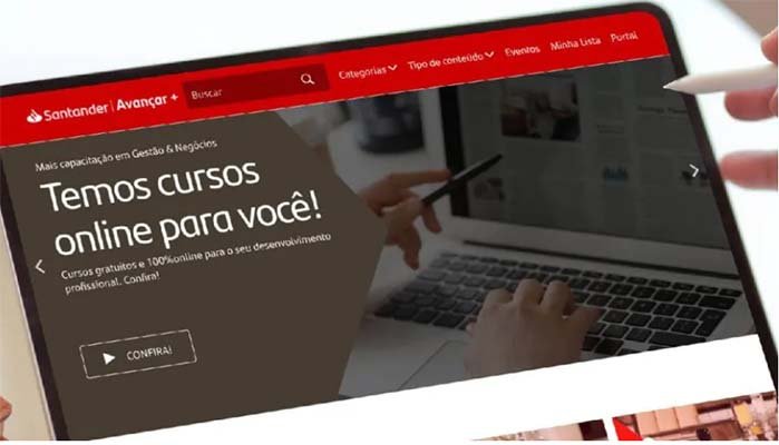 Baianos podem concorrer a 10 mil vagas gratuitas do Santander