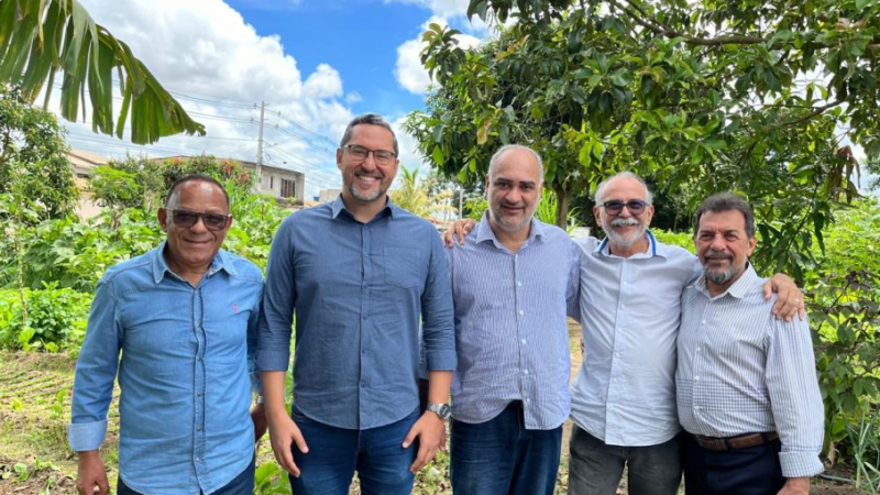 Prefeitura e Lojas Maçônicas iniciam trabalhos para fortalecer produção nas hortas comunitárias