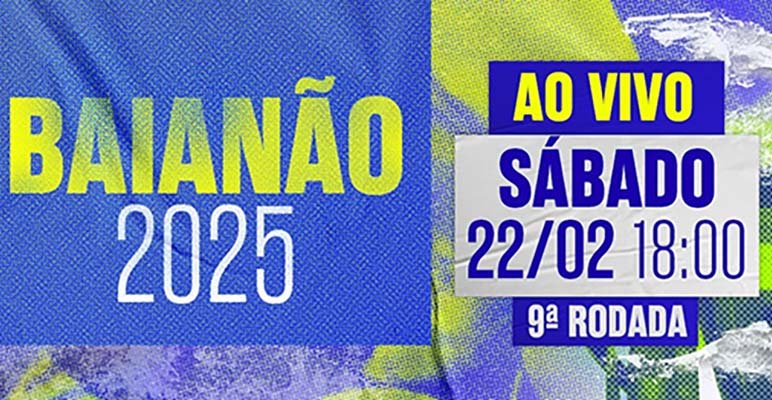 TVE transmite todos os jogos da última rodada do Baianão neste sábado, 22