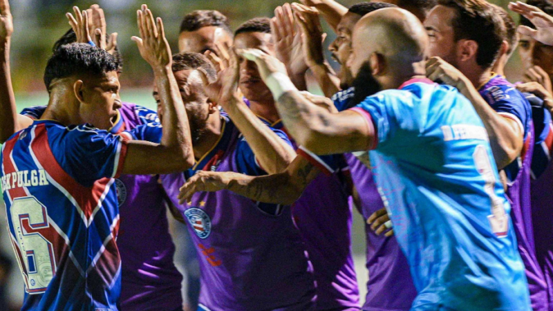 Bahia goleia o Jacuipense e vai decidir título do Baianão com o Vitória