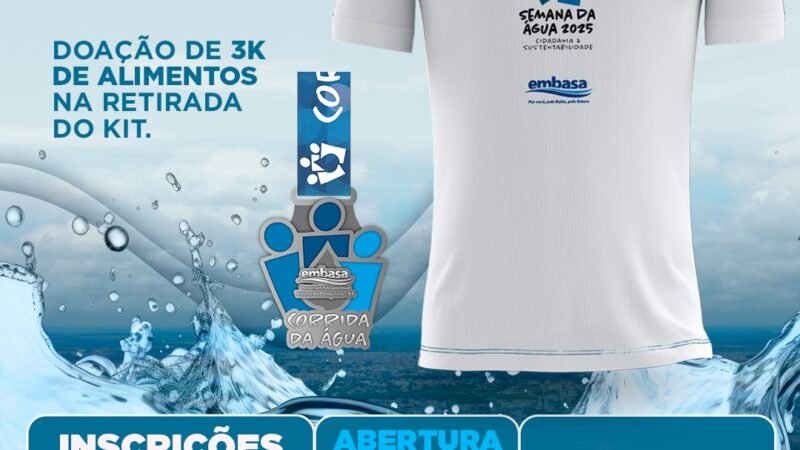 Corrida da Água em Vitória da Conquista abre inscrições neste sábado (8)