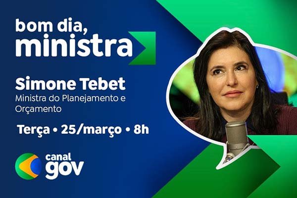 Simone Tebet detalha orçamento e política fiscal do governo no “Bom Dia, Ministra”