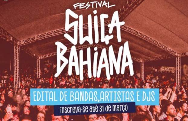 Uma mulher em cada grupo: Festival Suiça Baiana abre seleção de artistas