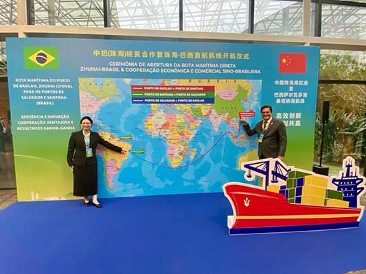 Nova rota marítima direta entre Bahia e China começa a operar nesta segunda-feira