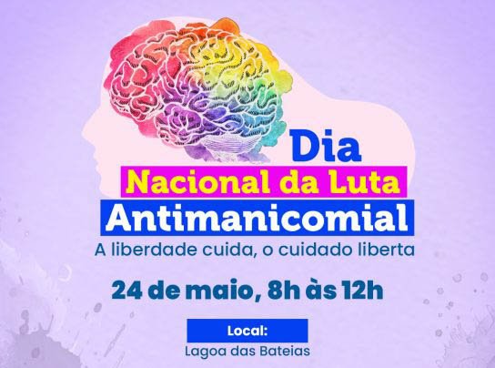 Dia Nacional da Luta Antimanicomial: PMVC realiza evento no Parque Lagoa das Bateias