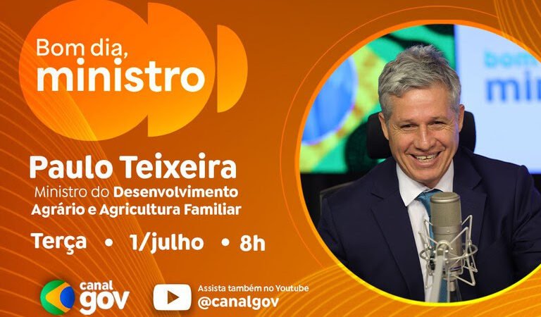 Paulo Teixeira detalha Plano Safra da Agricultura Familiar no Bom Dia, Ministro