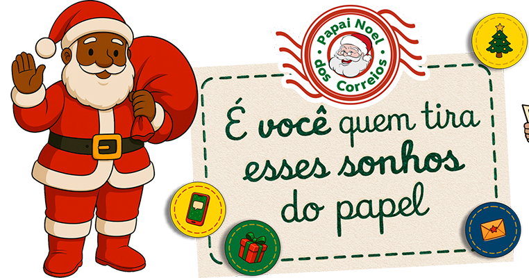 Nesta sexta-feira, 07, lançamento regional da campanha Papai Noel dos Correios 2025