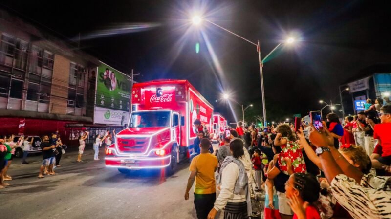 A magia do Natal chega à Bahia com a Caravana Iluminada da Solar Coca-Cola