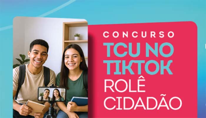 Concurso do TCU no TikTok premia vídeos criativos sobre participação cidadã