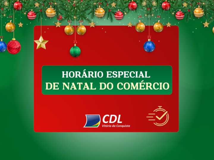 Comércio de Vitória da Conquista funcionando em horário especial