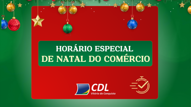 Comércio de Vitória da Conquista funcionando em horário especial